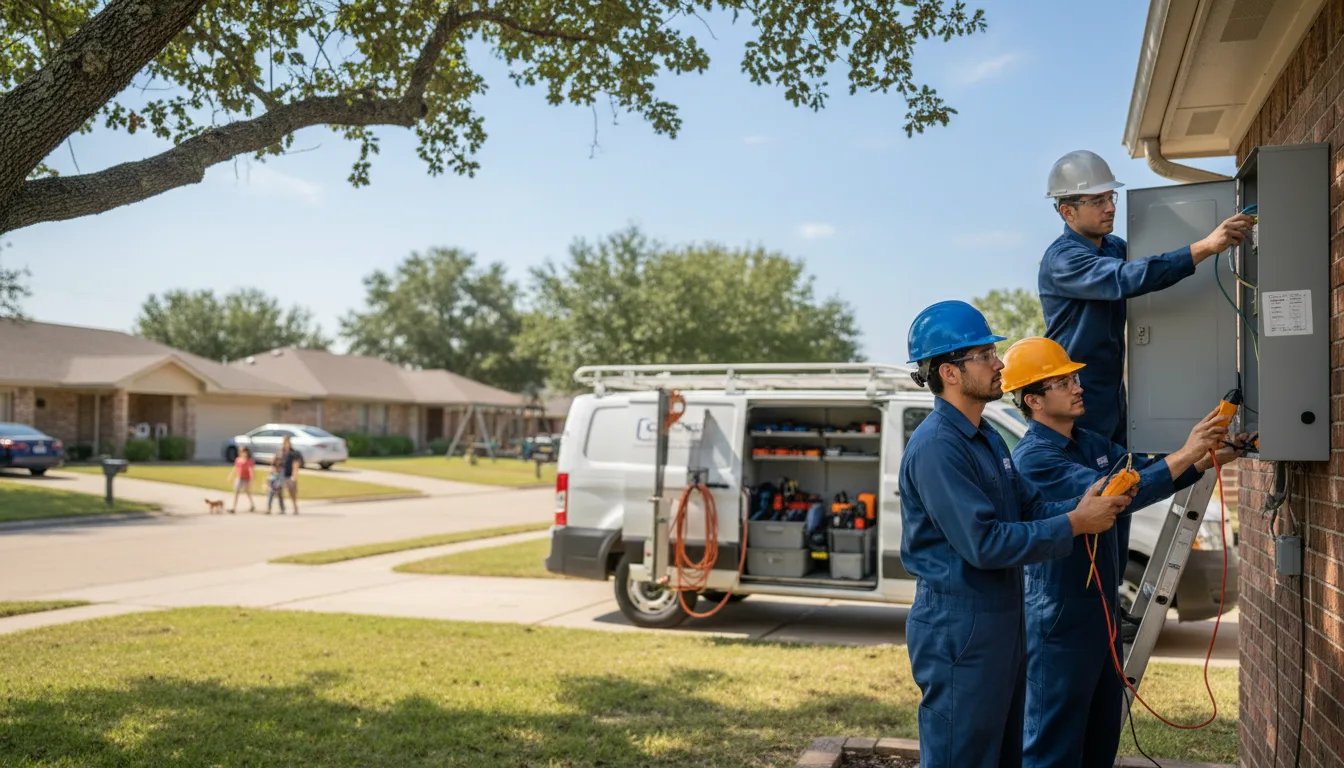 Certified electrician providing emergency electrical services in Stambaugh, KY